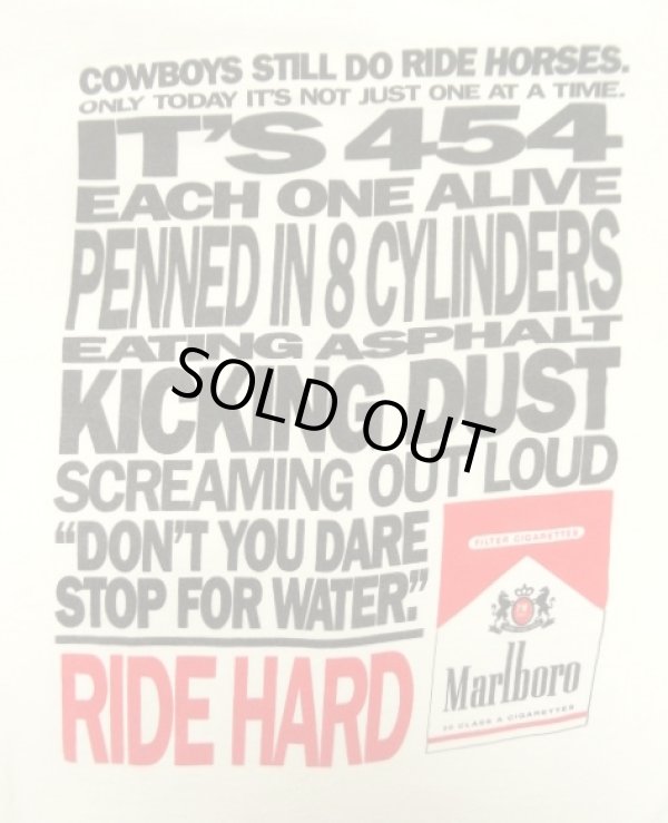 画像2: 90'S MARLBORO 両面プリント ポケット付き 半袖 Tシャツ ホワイト USA製 (VINTAGE)