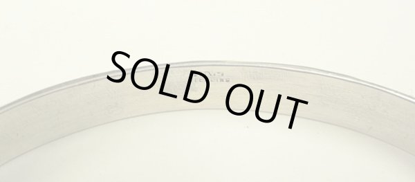 画像6: ナバホ族 インディアンジュエリー "HENRY MARIANO" スタンプワーク シルバー バングル (NEW)