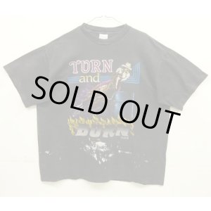画像: 90'S PANHANDLE SLIM "TURN AND BURN" シングルステッチ 半袖 Tシャツ ブラック USA製 (VINTAGE)