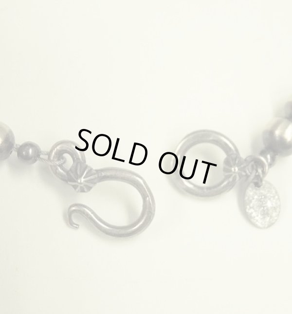 画像5: ナバホ族 インディアンジュエリー ナバホパール シルバーネックレス (NEW)