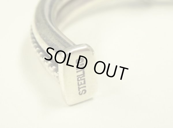 画像6: ナバホ族 インディアンジュエリー "STEVE ARVISO" ホースウィスパラー シルバーバングル (NEW)