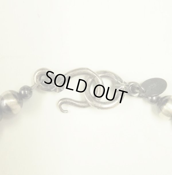 画像4: ナバホ族 インディアンジュエリー ナバホパール シルバーネックレス (NEW)