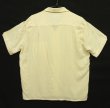 画像3: 60'S LUCERNE レーヨン 半袖 BDシャツ オフホワイト (VINTAGE)