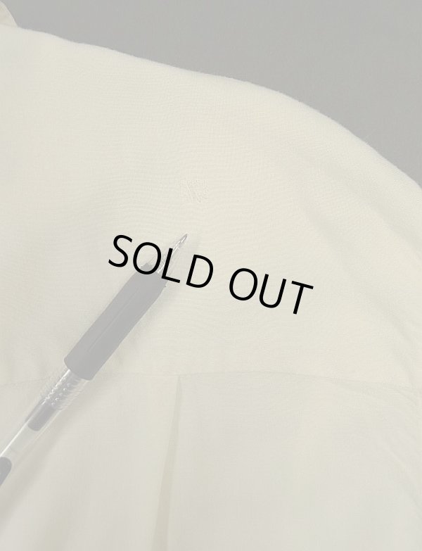 画像4: 60'S LUCERNE レーヨン 半袖 BDシャツ オフホワイト (VINTAGE)