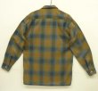 画像3: 60'S TOWNCRAFT 長袖 オープンカラーシャツ チェック柄 (VINTAGE)