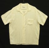 画像: 60'S LUCERNE レーヨン 半袖 BDシャツ オフホワイト (VINTAGE)