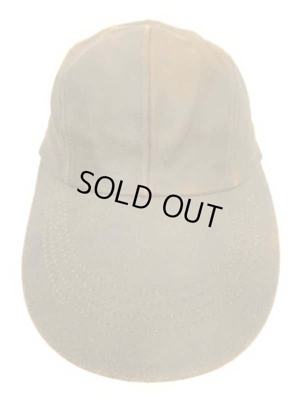 画像2: 90'S ORVIS レザー ロングビルキャップ ブラウン USA製 (VINTAGE)