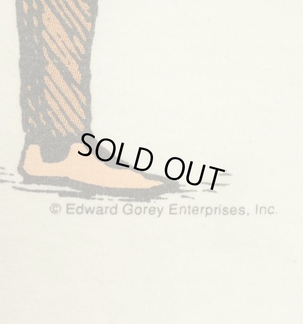 画像4: 00'S EDWARD GOREY コットン 半袖 Tシャツ ホワイト (VINTAGE)