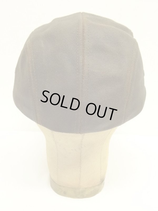 画像4: 90'S ORVIS レザー ロングビルキャップ ブラウン USA製 (VINTAGE)