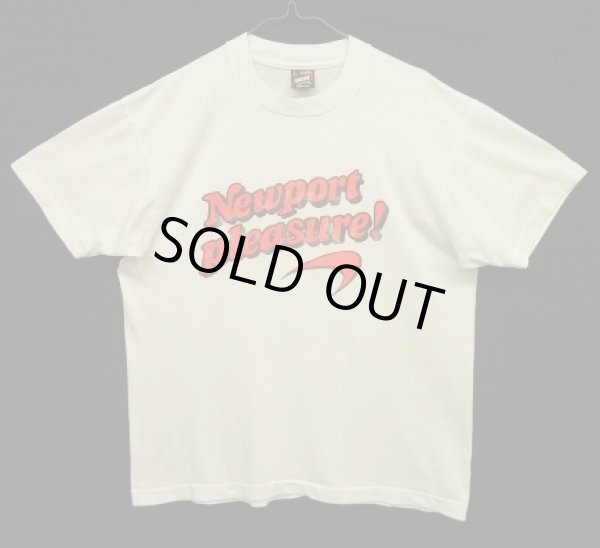 画像1: 90'S NEWPORT シングルステッチ 半袖 Tシャツ ホワイト USA製 (VINTAGE)