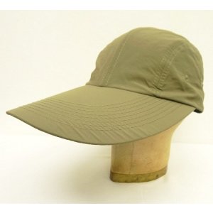 画像: TORREY HATS ナイロン ロングビルキャップ カーキ (USED)