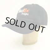 画像: FEDEX 6パネル ベースボールキャップ ネイビー (USED)