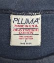 画像2: 90'S PLUMA ヘビーウエイト 半袖 Tシャツ フェードネイビー USA製 (VINTAGE)