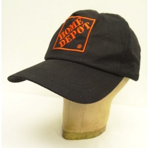 画像: HOME DEPOT 6パネル ベースボールキャップ ブラック (USED)