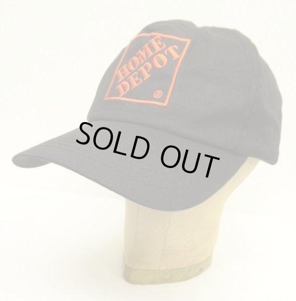 画像1: HOME DEPOT 6パネル ベースボールキャップ ブラック (USED)