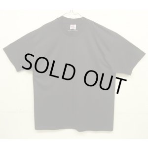 画像: 90'S HANES "HEAVYWEIGHT 50/50" シングルステッチ 半袖 Tシャツ ブラック USA製 (DEADSTOCK)
