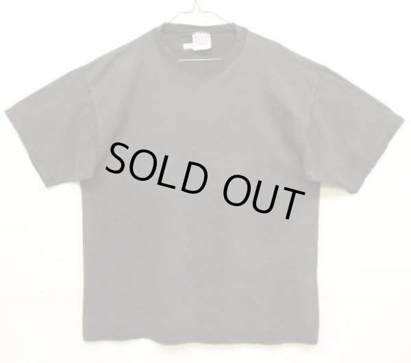 画像1: 90'S PLUMA ヘビーウエイト 半袖 Tシャツ フェードブラック USA製 (VINTAGE)