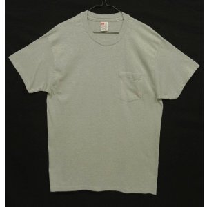 画像: 90'S HANES シングルステッチ ポケット付き 半袖 Tシャツ グレー (VINTAGE)