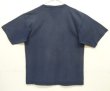 画像3: 90'S PLUMA ヘビーウエイト 半袖 Tシャツ フェードネイビー USA製 (VINTAGE)