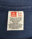 画像2: 90'S HANES シングルステッチ ポケット付き 半袖 Tシャツ ネイビー (VINTAGE)