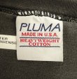 画像2: 90'S PLUMA ヘビーウエイト 半袖 Tシャツ フェードブラック USA製 (VINTAGE)