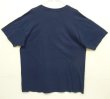 画像4: 90'S HANES シングルステッチ ポケット付き 半袖 Tシャツ ネイビー (VINTAGE)