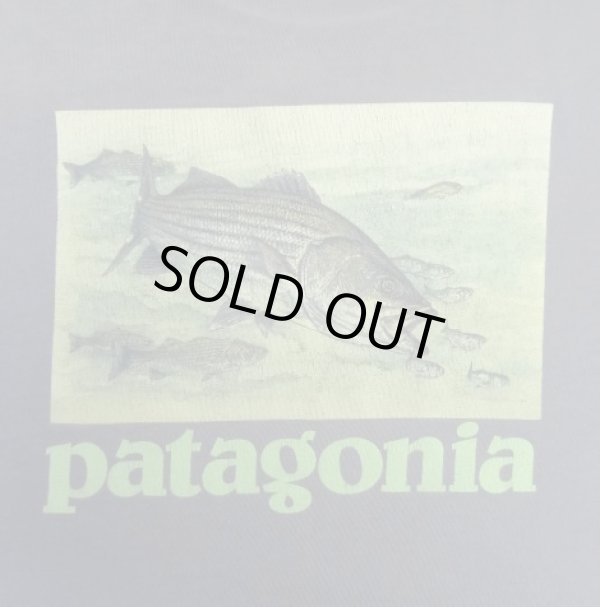 画像2: PATAGONIA バックプリント 半袖 Tシャツ フェードブルー USA製 (VINTAGE)