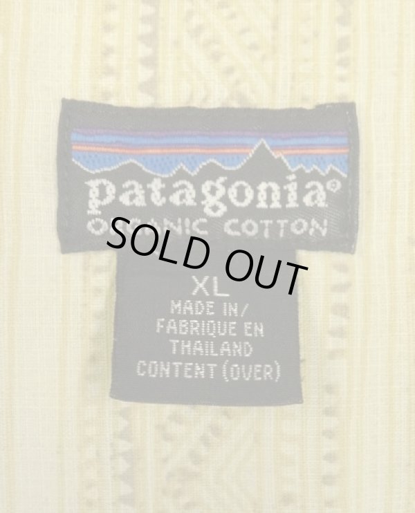画像2: 00'S PATAGONIA コットン 半袖 オープンカラーシャツ 総柄 (VINTAGE)