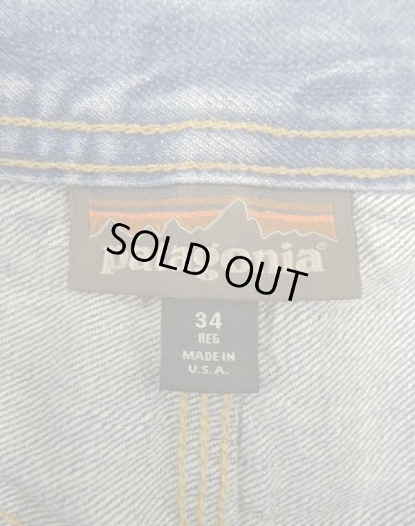 画像2: PATAGONIA デニム ダブルニー ペインターパンツ インディゴ USA製 (USED)