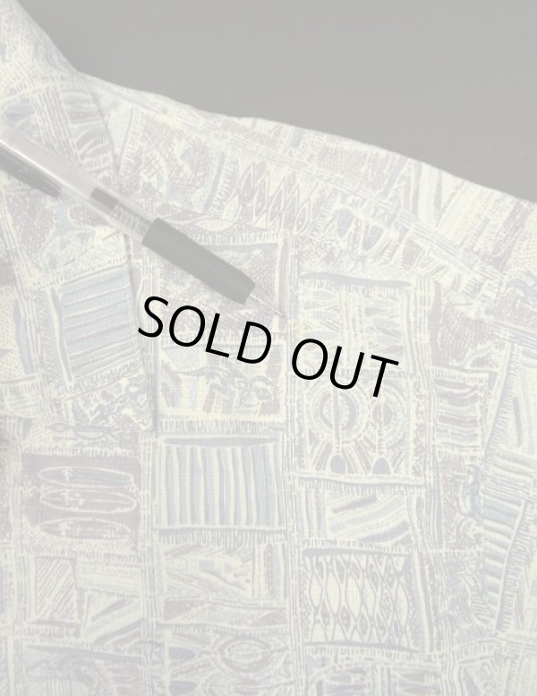 画像4: 00'S PATAGONIA コットン 半袖 オープンカラーシャツ 総柄 (VINTAGE)