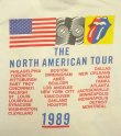画像6: 80'S ROLLING STONES "THE NORTH AMERICAN TOUR 1989" シングルステッチ 半袖 Tシャツ ホワイト USA製 (VINTAGE)