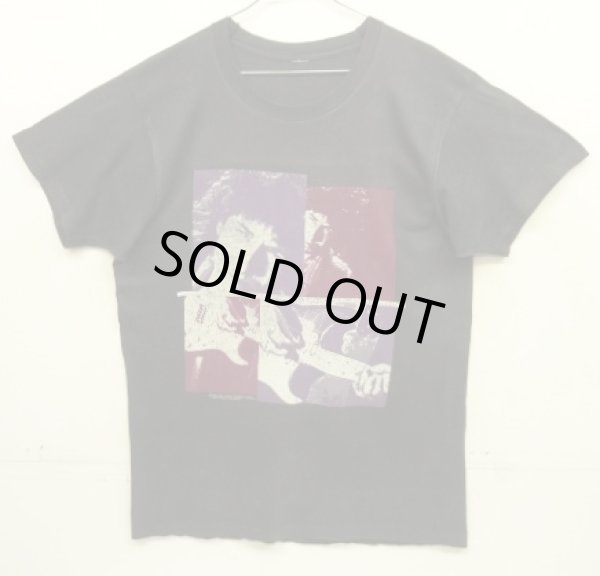画像1: 90'S BOB DYLAN "1990 TOUR" シングルステッチ 半袖 Tシャツ ブラック (VINTAGE)