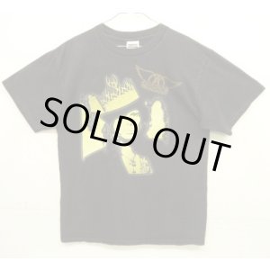 画像: 90'S AEROSMITH "NINE LIVES TOUR 97-98" 半袖 Tシャツ ブラック (VINTAGE)