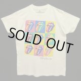 画像: 80'S ROLLING STONES "THE NORTH AMERICAN TOUR 1989" シングルステッチ 半袖 Tシャツ ホワイト USA製 (VINTAGE)