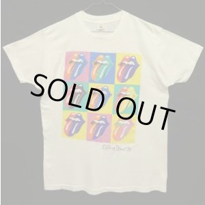 画像: 80'S ROLLING STONES "THE NORTH AMERICAN TOUR 1989" シングルステッチ 半袖 Tシャツ ホワイト USA製 (VINTAGE)