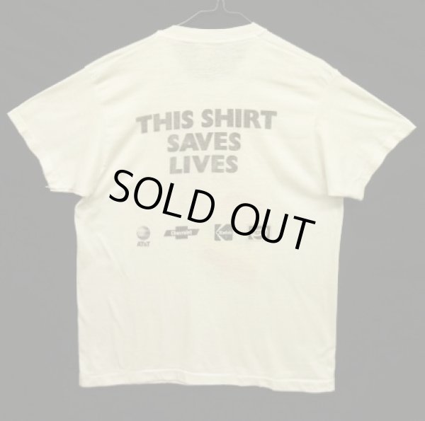 画像5: 80'S LIVE AID シングルステッチ 半袖 Tシャツ ホワイト USA製 (VINTAGE)