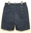 画像4: 90'S RALPH LAUREN "TYLER SHORT" ツープリーツ チノショーツ ネイビー (VINTAGE)