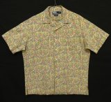 画像: 90'S RALPH LAUREN "CALDWELL" コットン 半袖 オープンカラーシャツ 総柄 (VINTAGE)