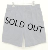 画像: 90'S RALPH LAUREN "TYLER SHORT" ツープリーツ チノショーツ ネイビー (VINTAGE)