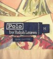 画像2: 90'S RALPH LAUREN コットン 半袖 オープンカラーシャツ ピンク/ポストカード柄 (VINTAGE)