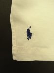 画像3: 90'S RALPH LAUREN シルク/リネン 裾ロゴ 半袖 オープンカラーシャツ オフホワイト (VINTAGE)