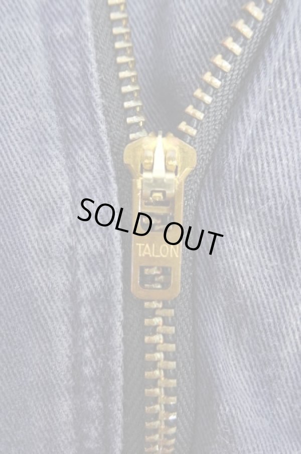 画像3: 90'S RALPH LAUREN "ボックスロゴ" ツープリーツ チノショーツ ネイビー TALONジップ USA製 (VINTAGE)