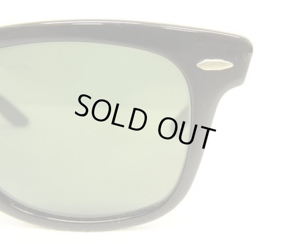 画像3: 80'S B&L ボシュロム製 RAY-BAN "WAYFARER" サングラス ブラック USA製 (VINTAGE)