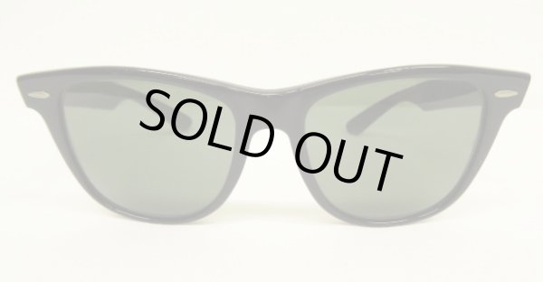 画像1: 90'S B&L ボシュロム製 RAY-BAN "WAYFARER II" サングラス ブラック USA製 (VINTAGE)