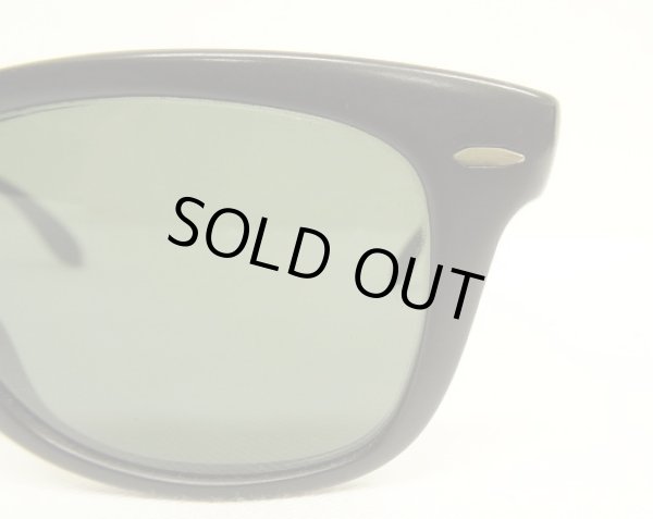 画像3: 90'S B&L ボシュロム製 RAY-BAN "FOLDING WAYFARER" サングラス マットブラック フランス製 (VINTAGE)