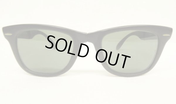 画像1: 90'S B&L ボシュロム製 RAY-BAN "FOLDING WAYFARER" サングラス マットブラック フランス製 (VINTAGE)