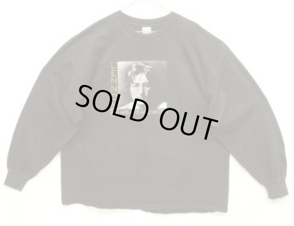 画像1: 00'S JOHN LENNON "ROCK & ROLL HALL OF FAME MUSEUM" 長袖 Tシャツ ブラック (VINTAGE)
