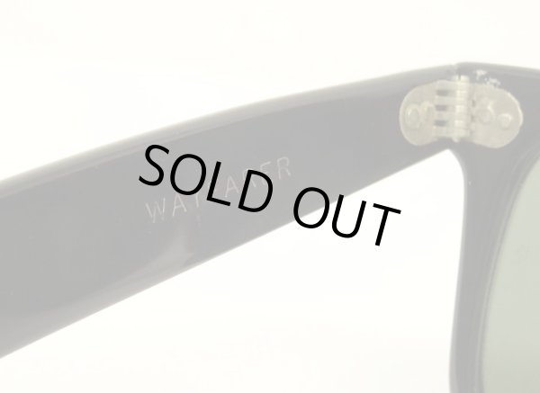 画像7: 80'S B&L ボシュロム製 RAY-BAN "WAYFARER" サングラス ブラック USA製 (VINTAGE)