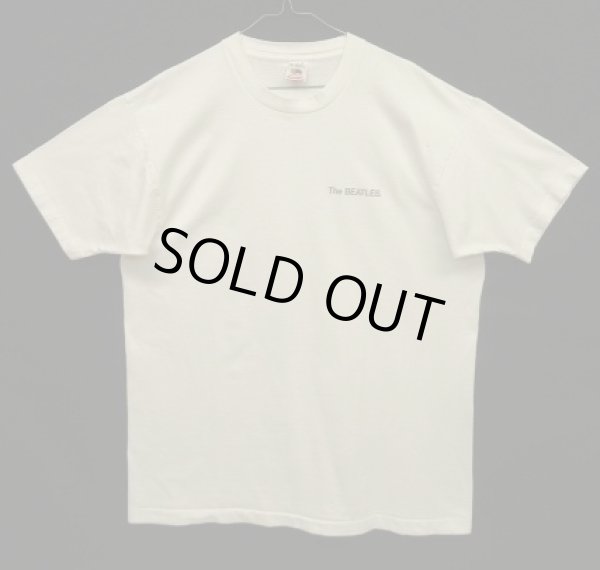 画像4: 90'S THE BEATLES "WHITE ALBUM" シングルステッチ バックプリント 半袖 Tシャツ ホワイト USA製 (VINTAGE)