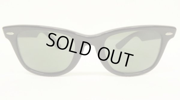 画像1: 80'S B&L ボシュロム製 RAY-BAN "WAYFARER" サングラス ブラック USA製 (VINTAGE)